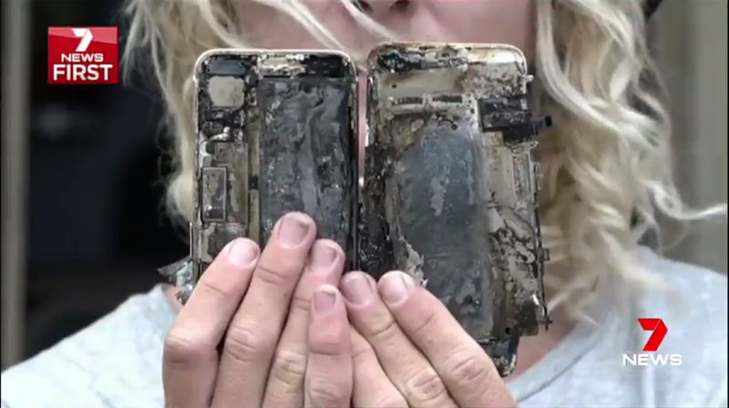 Illustration for article titled Surfer Claims Exploding iPhone 7 Destroyed His Car